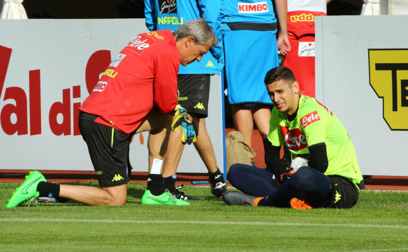 Napoli, Meret ko in allenamento