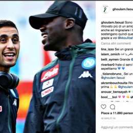 FOTO – Ghoulam scrive un meraviglioso messaggio a Koulibaly: “Un fratello più che un amico”