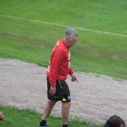 FOTO TN – Anche Ancelotti in campo: l’allenatore va da Milik, Zielinski e Inglese in palestra