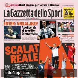 PRIMA PAGINA – Gazzetta sui calendari: “Avvio tosto per Napoli e Lazio”