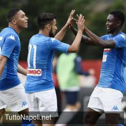 Vittoria sul Gozzano, il commento della SSC Napoli: “Tante buone giocate e prime indicazioni per Ancelotti”