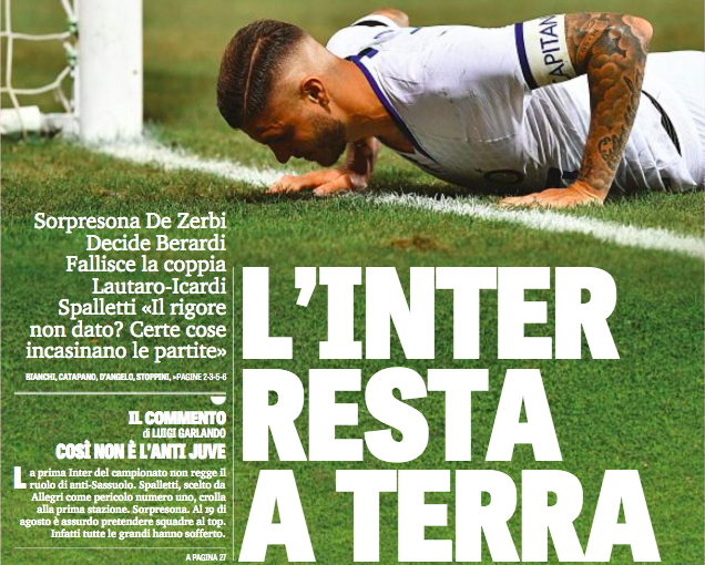 La Gazzetta prepara la strambata: “Così l’Inter non è l’anti-Juve”