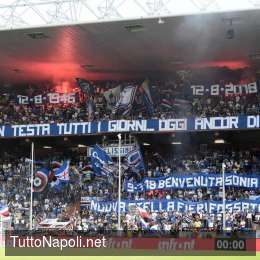 Sampdoria, per il Napoli possibile pienone: già 16mila abbonati con la Gradinata Sud esaurita