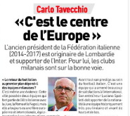 Tavecchio a L’Equipe: «Il ritorno di Milano è fondamentale per il calcio italiano»