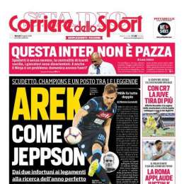 PRIMA PAGINA – CdS Campania: “Milik l’erede di Jeppson, potenza e stile”