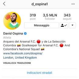 Preso Ospina: amatissimo in Colombia, sarà l’azzurro più seguito (7,6mln) sui social e nella top10 di Serie A
