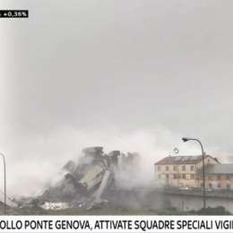 Tragedia a Genova: crolla ponte dell’autostrada A10, si temono vittime