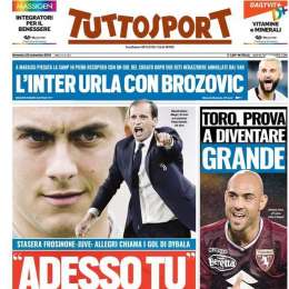 PRIMA PAGINA – Tuttosport: “Il Napoli è a casa lontano da Napoli”