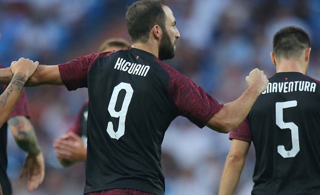 SERIE A – Gol lampo di Higuain! Milan subito in vantaggio contro l’Atalanta