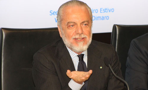 ULTIM’ORA – De Laurentiis sarà a Torino, il presidente allo stadio con il figlio Edo