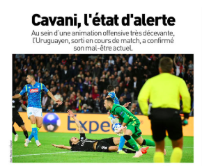 L’Equipe: «Allarme Cavani, un estraneo nel gioco del Psg»