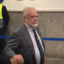VIDEO – ADL lascia il San Paolo, patron sereno dopo il pareggio col Psg