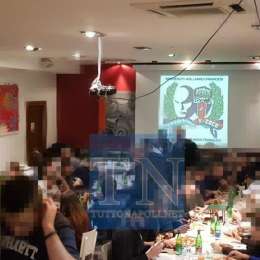 FOTO TN – Gli ultras di Napoli e PSG a cena insieme in città: “Benvenuti, amici francesi!”