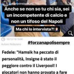 FOTO – Critiche ad Insigne, il fratello Marco contro Fedele: “Sei un incompetente e non tifi Napoli!”
