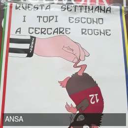 “Topi granata”, identificati gli autori dei manifesti a Torino: daspo per sette tifosi della Juventus