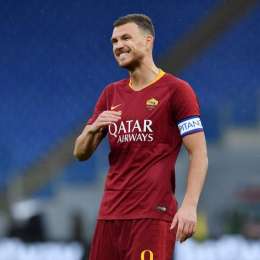 Roma, che nervosismo: sul 4-1 errore di Cristante e furia Dzeko che simula il gesto di una pallonata al compagno