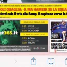 FOTO – “Hamsik se la squaglia”, Alvino si scaglia contro la Gazzetta: “Mancanza di rispetto per uomo, tifosi e società!”