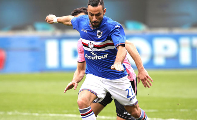 Sampdoria, i convocati di Giampaolo in vista del Napoli: cinque assenti, c’è Quagliarella