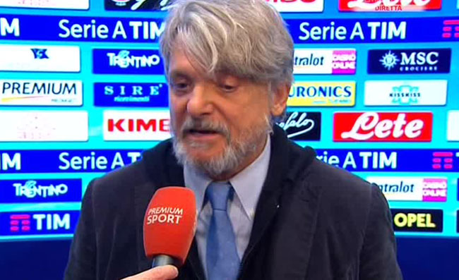 Samp, Ferrero ai giornalisti: “Rompete tutti i giorni con la storia della cessione, ve lo chiedo per cortesia…”