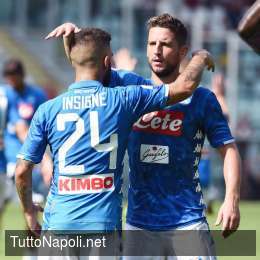 Sky – Ancelotti tentato dal Napoli formato Champions: Insigne più di Milik con Mertens