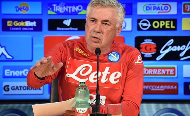 Ancelotti: “Maglia restituita a Callejon? C’è malessere! In casa abbiamo il ‘nuovo’ acquisto. Insigne va aiutato”