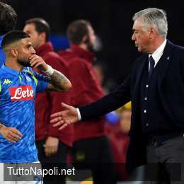 Ancelotti su Insigne: “Sente molto la responsabilità, troppa non va bene e va aiutato a gestirla”