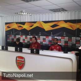 Arsenal, Emery: “Aubameyang gioca, infortunati da valutare. Favoriti? Siamo al 50%, Napoli ha fatto grande Champions”. Lacazette: “Vogliamo fare gol”