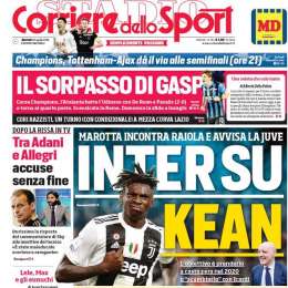 PRIMA PAGINA – CdS: “Inter su Kean, prenderlo a parametro zero o ‘scambio’ con Icardi”