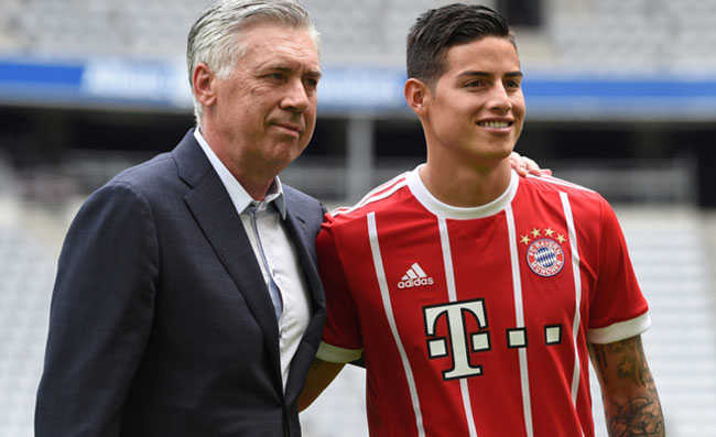 Marca. Contatto di mercato Ancelotti-Mendes per James Rodriguez