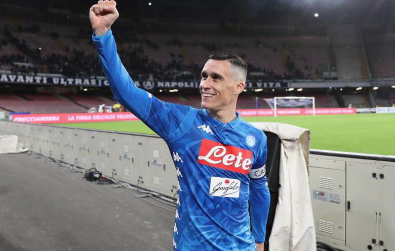 Napol-Inter. Callejon: “dobbiamo continuare così e fare il secondo goal”