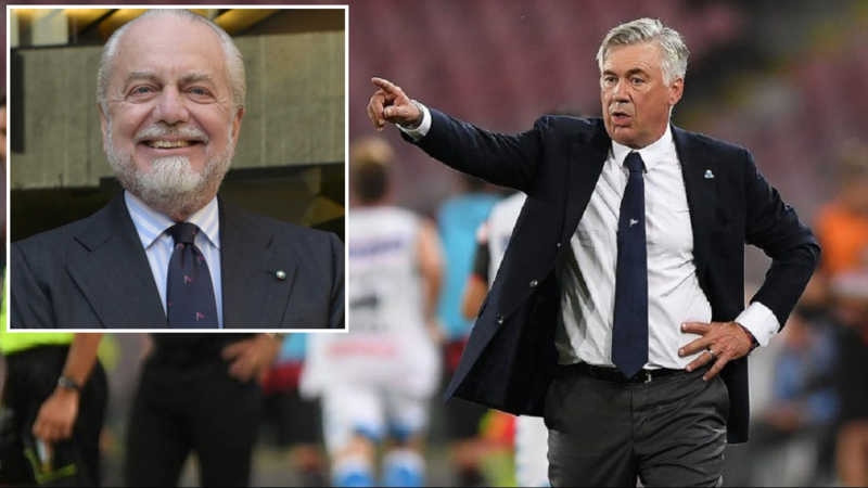 Napoli, Ancelotti e ADl, male il summit di mercato. Sibillino post di Katia Ancelotti