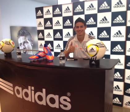 Marca: Adidas pronta a pagare il 20% dell’ingaggio di James Rodriguez