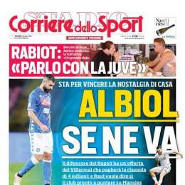 PRIMA PAGINA – CdS Campania: “Albiol se ne va! Spagnolo pronto ad accettare la proposta del Villarreal”
