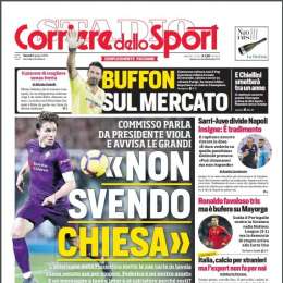 PRIMA PAGINA – CdS: “Sarri-Juve divide Napoli”