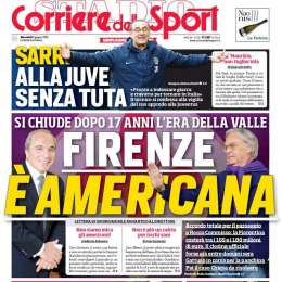PRIMA PAGINA – CdS: “Sarri alla Juve senza tuta”