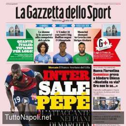 PRIMA PAGINA – Gazzetta: “Juve, entra Sarri ed esce Cancelo diretto al City”