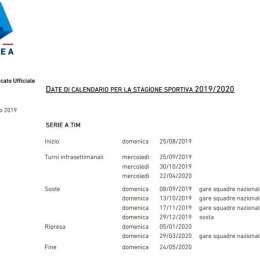 UFFICIALE – Serie A, ecco le date ufficiali di questa stagione