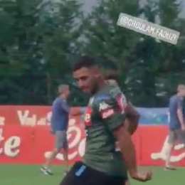 VIDEO – Dribbling, corsa e grandi numeri: Ghoulam in grande spolvero a Dimaro