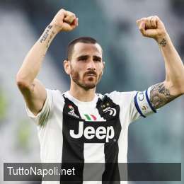 Juve, Bonucci: “Stagione combattuta, il Napoli continua a crescere! Sarri? Colpito dalle sue idee”