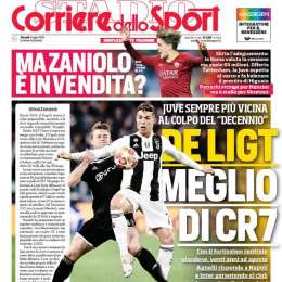 PRIMA PAGINA – Cds: “De Ligt meglio di CR7. Universiadi, lo show dei giovani”