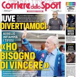 PRIMA PAGINA – CorSport Campania apre con le parole di ADL: “Ho bisogno di vincere”