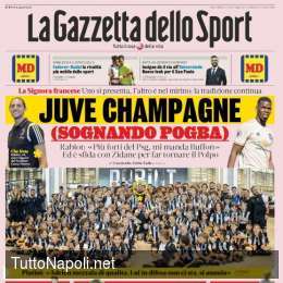 PRIMA PAGINA – Gazzetta: “Veretout oggi incontra la Roma ma è il primo della lista Milan”
