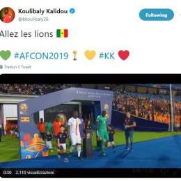 VIDEO – Koulibaly carica l’ambiente in vista della finale di Coppa d’Africa: “Forza leoni!”