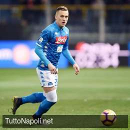 Zielinski dribbla Sarri-Juve: “Non commento, noi abbiamo uno dei migliori della storia!”