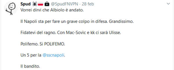 Anticipazioni social sul calciomercato: Alla fine Icardi sarà del Napoli…