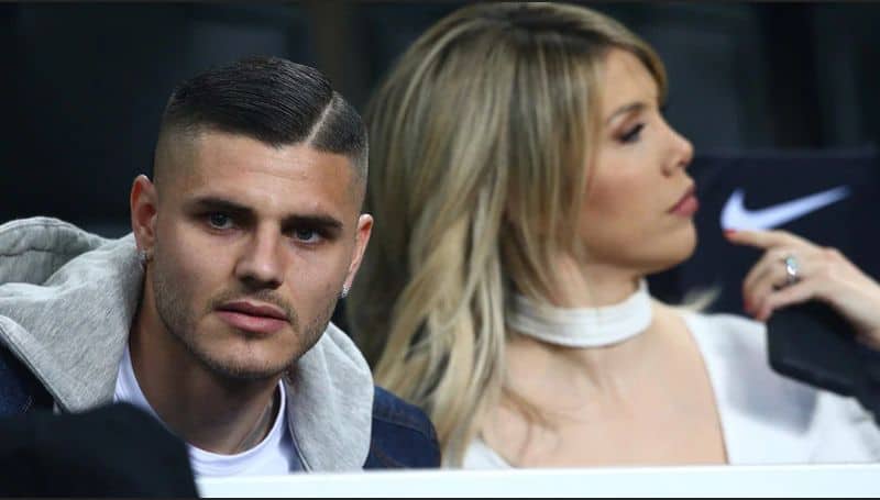 Corriere. Wanda Nara e Icardi. Compare un misterioso tweet