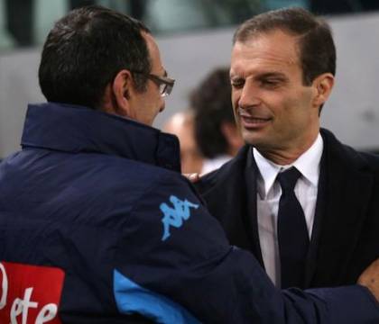 Allegri: «L’Inter di Conte e Marotta può vincere lo scudetto. La Juve di Sarri? Sì, l’ho guardata»