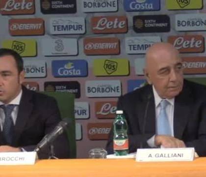 Brocchi: “Berlusconi ha una scheda di ogni giocatori, ma non mi ha mai dato consigli sulla formazione”