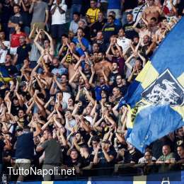 Napoli-Hellas Verona, saranno presenti oltre 500 tifosi gialloblù: i dati sulla vendita