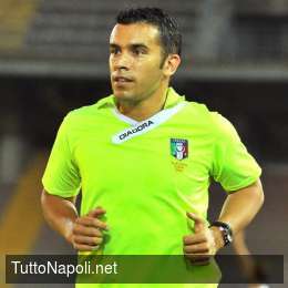 Piccinini arbitrerà Napoli-Verona: un solo precedente favorevole con gli azzurri